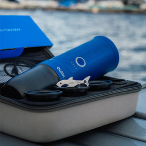 Conjunto de máquina de café expresso portátil Nano (azul oceano)